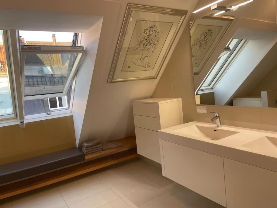 Apartmán Rooftop Terrace- Panoramablick Ueber Wien Exteriér fotografie