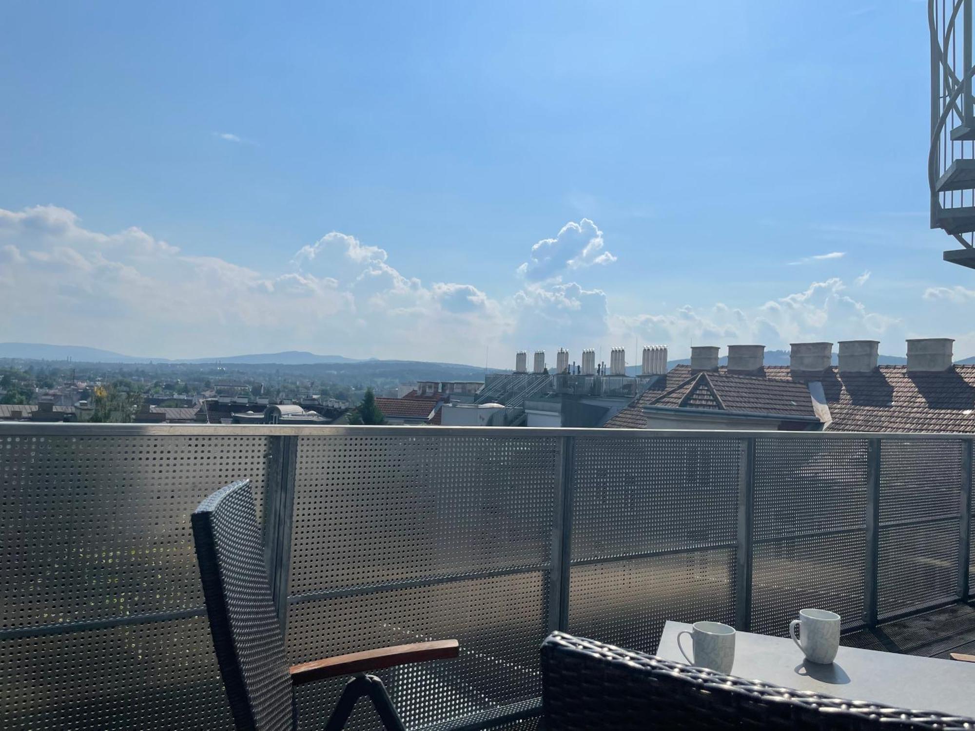 Apartmán Rooftop Terrace- Panoramablick Ueber Wien Exteriér fotografie