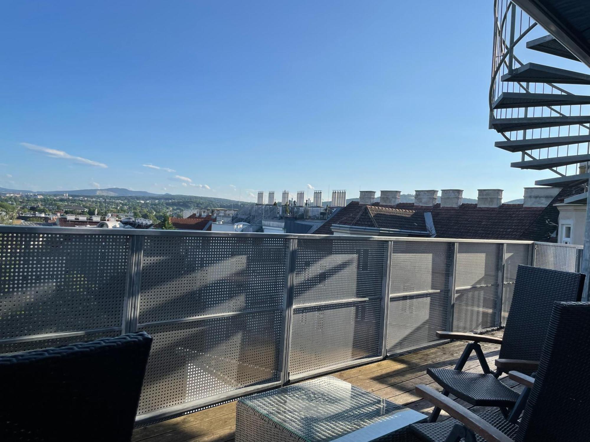 Apartmán Rooftop Terrace- Panoramablick Ueber Wien Exteriér fotografie